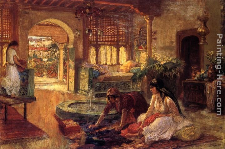 Frederick Arthur Bridgman Orientalist Interior